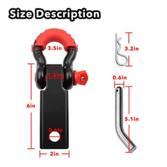 MILINI close-up of 3/4" D-ring highlighting heavy-duty strength