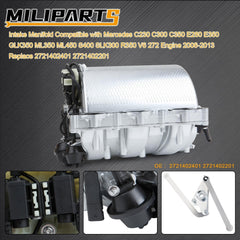 MILIPARTS intake manifold with gasket and sensor included for complete direct replacement