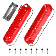 MILIPARTS front view valve covers showing fit and robust construction for longevity