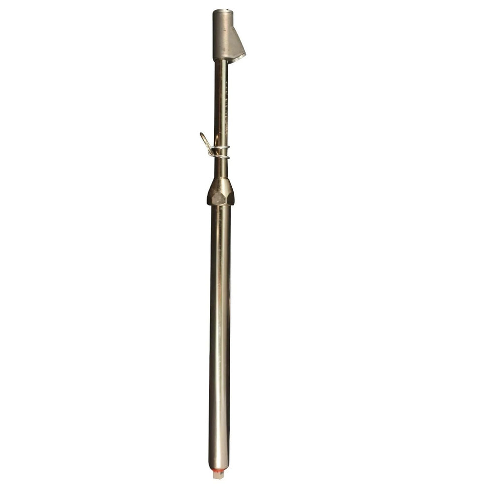 Milton S-986 front view showing gauge face and nickel-plated tube for reliable readings