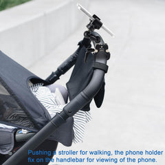Mippko phone clip grip with rubber pads protecting device from scratches