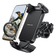 Miracase front view with phone mounted showing secure grip and easy visibility