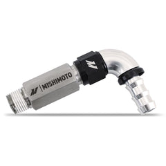 Mishimoto close-up of CNC-machined adapter highlighting corrosion resistance