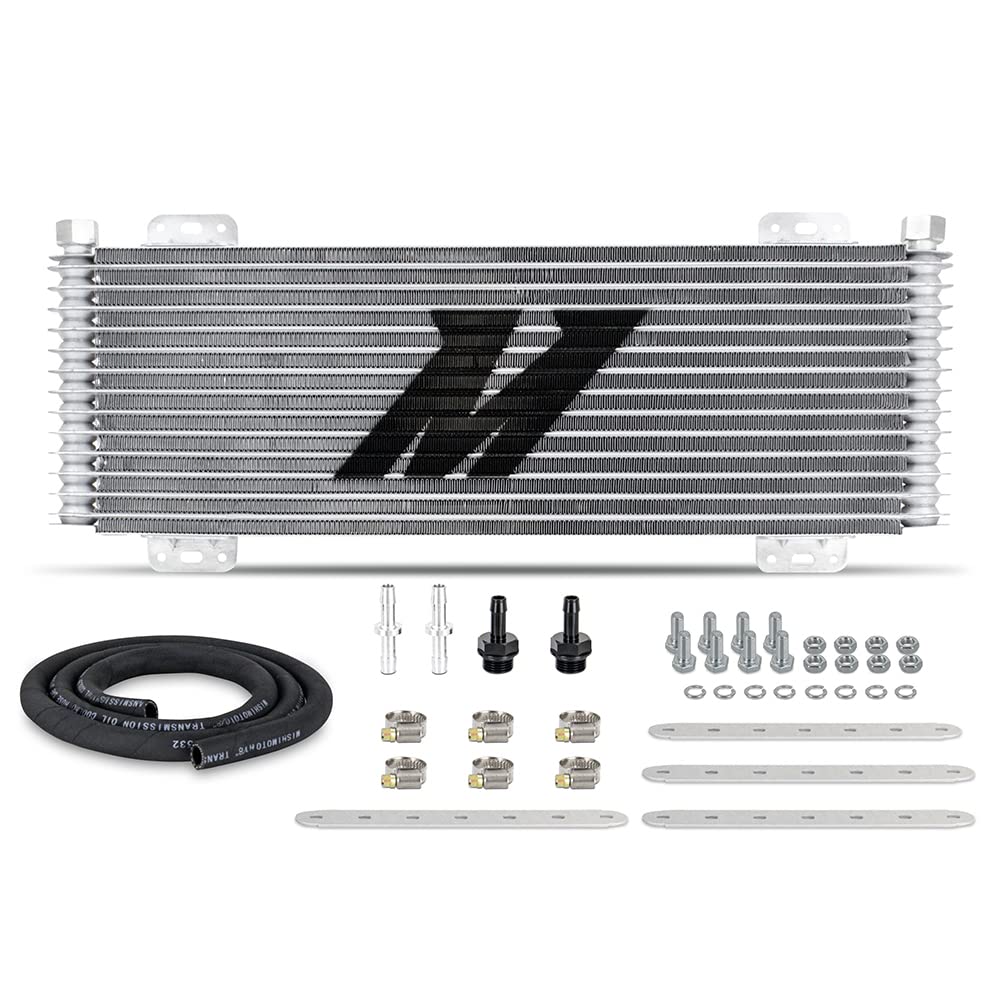 Mishimoto front view of 13-row cooler showing compact cooling benefit