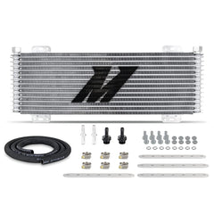 Mishimoto front view of 13-row cooler showing compact cooling benefit