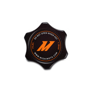 Mishimoto front view of 1.3 bar cap showing durable finish and secure fit benefit
