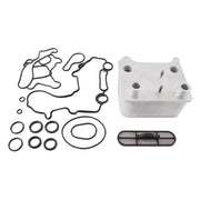 Mishimoto front view oil cooler showing direct-fit design and durable construction benefit
