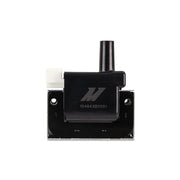 Mishimoto ignition coil front view showing robust housing and fit for reliable spark