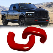 MITANLUXI front bumper view showing red cover enhancing appearance