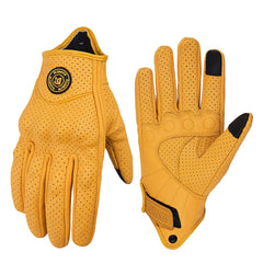 mjmoto front packaging showing yellow-hole gloves and clear sizing for quick selection