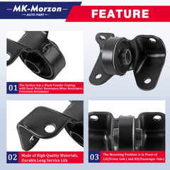 MK-Morzon mounting bolts and nuts laid out for easy installation and complete hardware