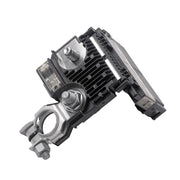 MK-Morzon front view of positive terminal showing robust clamp and fit benefit