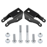 MK-Morzon front view of rear shock extender showing fit and durability