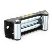 MLHpeak front view fairlead showing full housing and rollers, protects wire rope