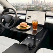 MLTXPGCN car desk front view showing compact tray benefit