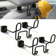 Moalaok front view hard hat holder showing compact storage benefit