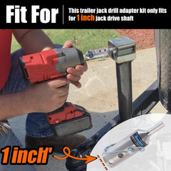 Moalaok in use with cordless drill reducing manual effort quickly