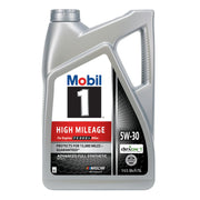 Mobil 1 front label showing product name and benefits