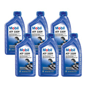 Mobil 3309 front bottle showing product and usage benefits