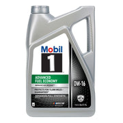 Mobil 1 front bottle view showing 0W-16 label and clear product benefit