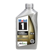 Mobil 1 front packaging of six 1-qt bottles showing product convenience