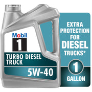 Mobil 1 front label showing product name and benefits