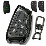 MOCHENT front view showing mech style zinc alloy cover protecting fob and elevating appearance