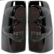 MOCW front view of taillight housings showing updated black smoke finish and clean fit