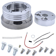MOCW hub adapter front view showing bolt pattern and clean fitment benefit