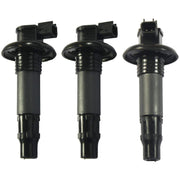 MOCW ignition coil sticks pack front showing three coils for Sea-Doo — reliable replacement