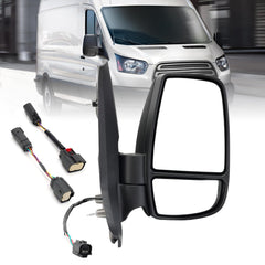 MOFOAP front view of passenger mirror showing OE fit and clean finish