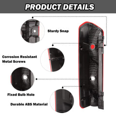 MOFOAP tail light lens texture detail demonstrating weather-resistant clarity benefit