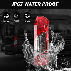 MOFOAP tail light side profile close-up highlighting durable construction benefit