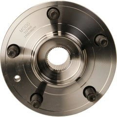 MOOG front view of hub assembly showing mounting face for easy fit