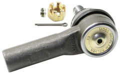 MOOG close-up of ball stud showing quality finish and smoother steering