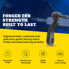 MOOG K6536 patented cover plate detail, protects bearing from debris
