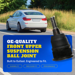 MOOG close-up of heat-treated stud and threads for stronger load resistance