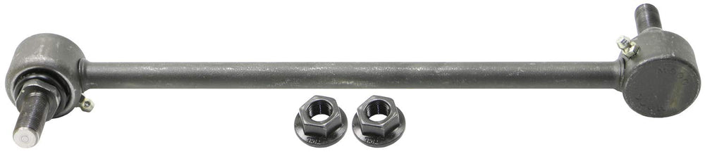 MOOG sway bar link front packaging showing part and label for easy identification