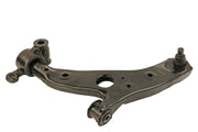 MOOG front left assembly showing arm and ball joint for precise steering
