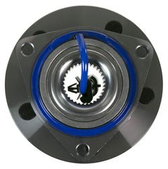 MOOG sealed bearing close-up demonstrating low-friction raceway for long life