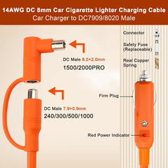 MOOKEERF coiled 10ft cable demonstrating reach for flexible placement