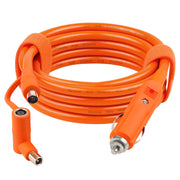 MOOKEERF cigarette plug and DC connector showing easy connection benefit