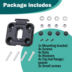 MoreFiiCo bracket with Garmin device on motorcycle demonstrates stable attachment