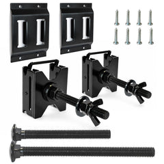 MorScan front view of the two-pack mounts showing compact design and space-saving benefit