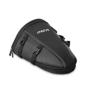 MOSISO tail bag front view showing compact storage benefit