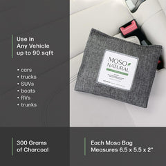Moso Natural charcoal grain detail highlighting activated bamboo texture