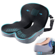 Mosxoed front seat cushion showing ergonomic shape and comfort