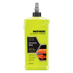 Mothers Ultimate Hybrid Ceramic Wax front label showing product name and 16 fl oz size for clear identification and trust