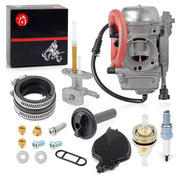 MOTO1988 carburetor front view showing clean machining and improved throttle response