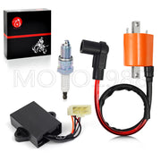MOTO1988 kit front packaging showing all included ignition components and easy fit